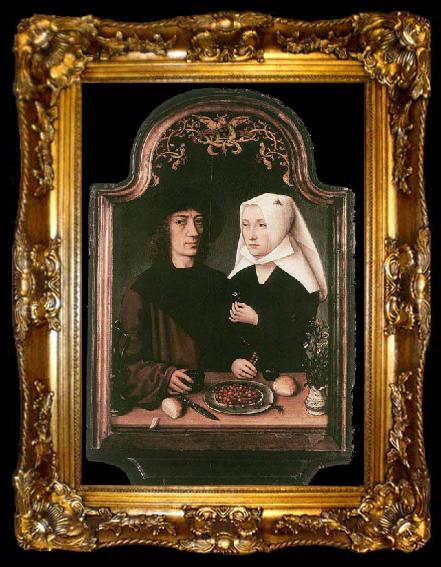 framed  unknow artist Portrait of the Artist and his Wife, ta009-2
